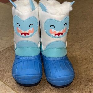 Kids Blue Winter Boots